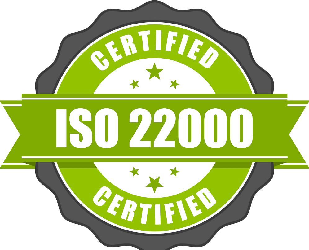 ISO 22000 Certified